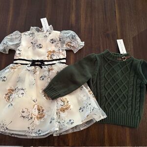 Janie and Jack Dress and Sweater